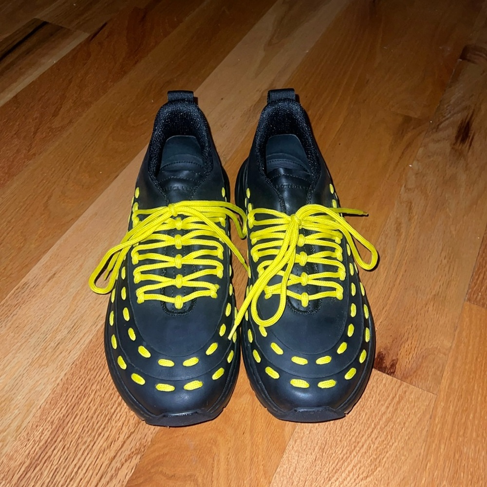 Bottega Veneta Speedstar Leather Low Trainers. Pre Loved. Pristine Condition.